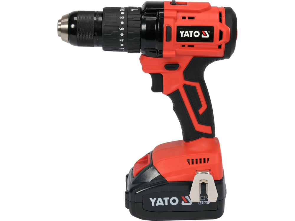 Mașină de găurit și înșurubat cu percuție, 18 V, 75 Nm — YATO YT-82791 — imagine de produs 4