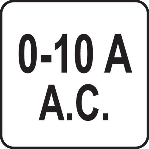 Pictogramă TOYA: 0–10 A AC