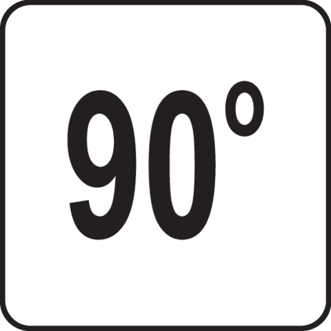 Pictogramă TOYA: Unghi de 90°