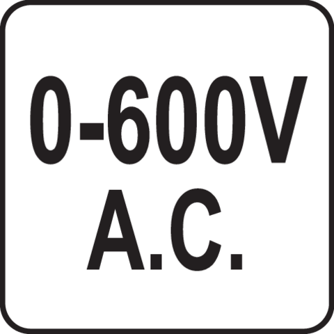 Pictogramă TOYA: 0-600 V AC