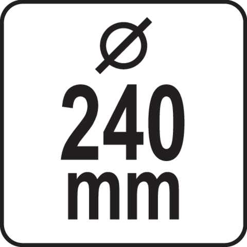 Pictogramă TOYA: Diametru: 240 mm