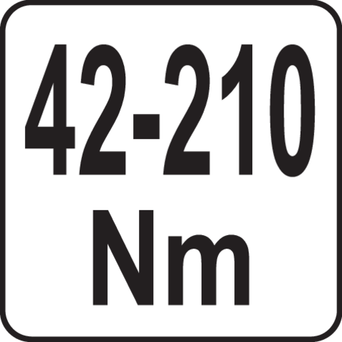 Pictogramă TOYA: 42-210 Nm