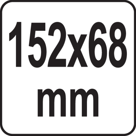 Pictogramă TOYA: 152 x68 mm