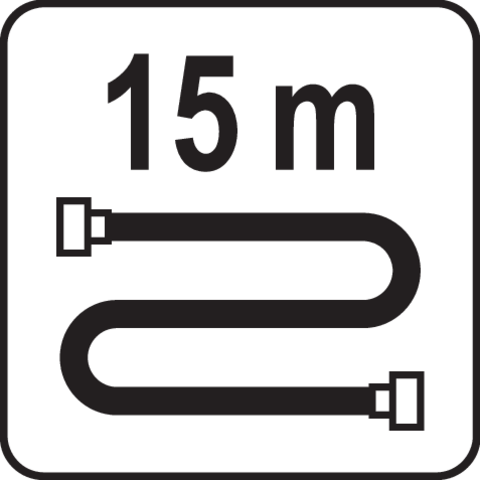 Pictogramă TOYA: Furtun: 15 m