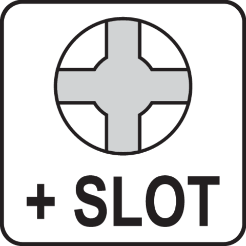 Pictogramă TOYA: Profil cu fantă în cruce (+ SLOT)