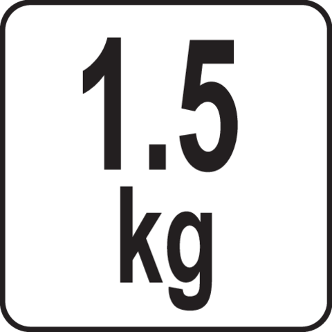 Pictogramă TOYA: 1,5 kg