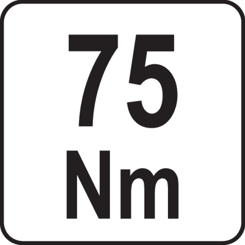 Pictogramă TOYA: 75 Nm