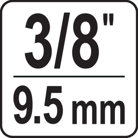 Pictogramă TOYA: Prindere: 3/8″ (9,5 mm)