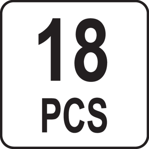 Pictogramă TOYA: 18 piese