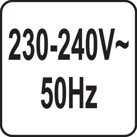Pictogramă TOYA: 230-240 V 50 Hz