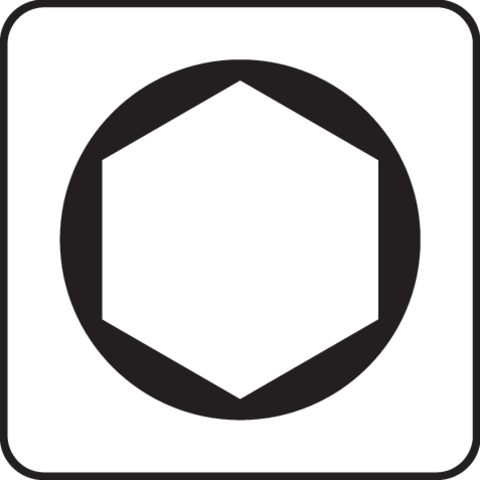 Pictogramă TOYA: Tubulară hexagonală