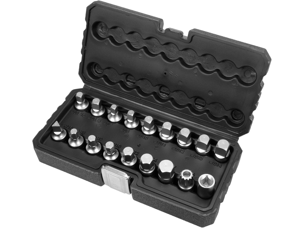 Set de chei pentru bușoane de ulei, 18 piese — YATO YT-05991 — imagine de produs 2